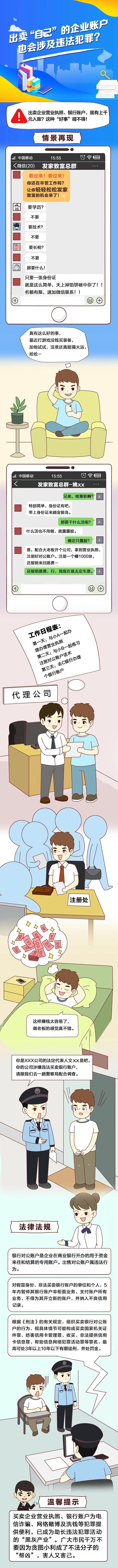 反洗錢知識小課堂⑦出賣“自己”的企業(yè)賬戶，也會涉及違法犯罪？.jpg